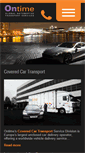 Mobile Screenshot of ontime-globalautomotivetransportservices.com